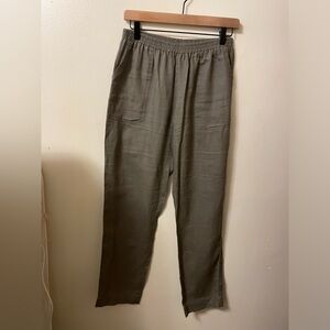 True vine, gray elastic waste pants women’s size 6